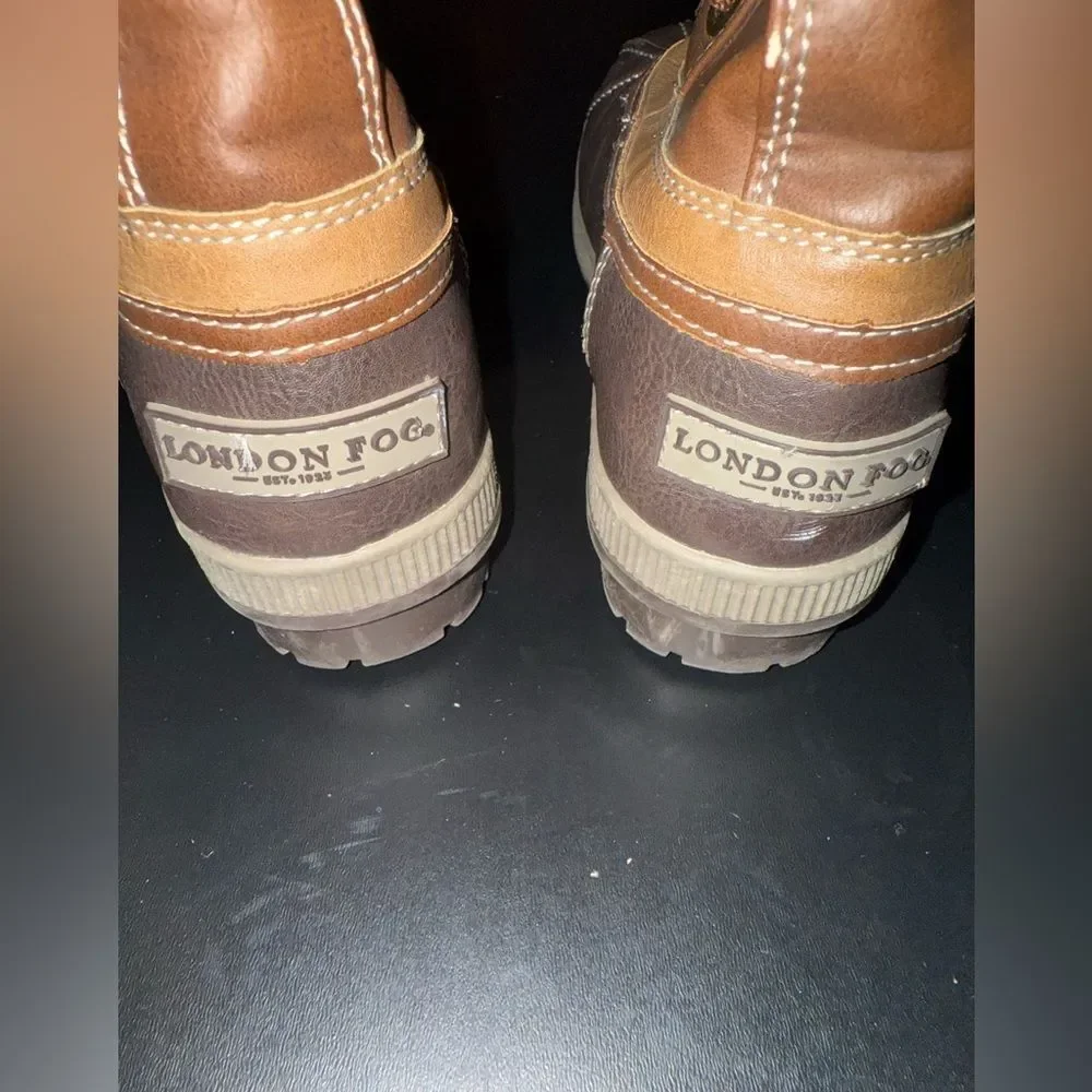 London Fog Women’s Melton Winter Boots Size 6 EUC